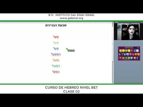 CURSO DE HEBREO Nivel Bet clase 02