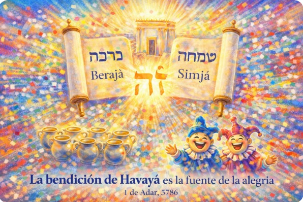 AUMENTA LA ALEGRÍA EN ADAR